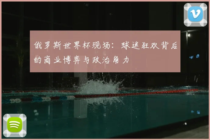 俄罗斯世界杯现场：球迷狂欢背后的商业博弈与政治角力